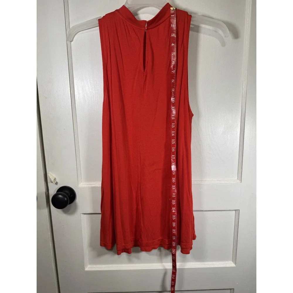 Loft Swing Tunic, Orange, Sleeveless Size M - Picture 4 of 6